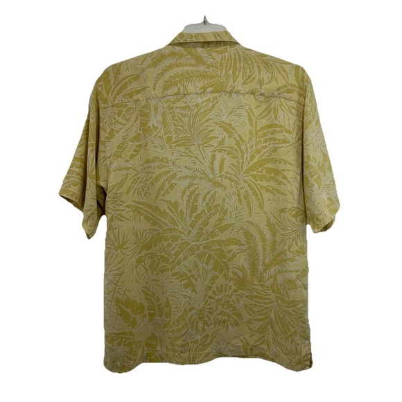 Tommy Bahama Men's Yellow Tropical Shirt Size Medium - Picture 2 of 6